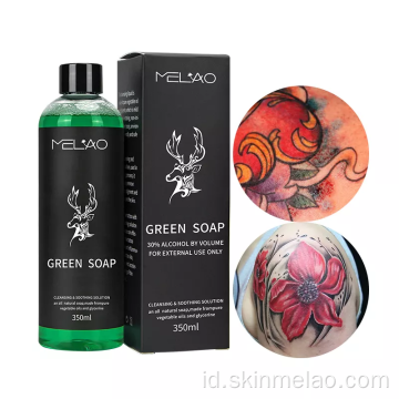 Sabun hijau tato vegan kustom